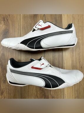 Puma Redon Move Slip On Sneaker 185999-01 Shoes, White, Men’s 9